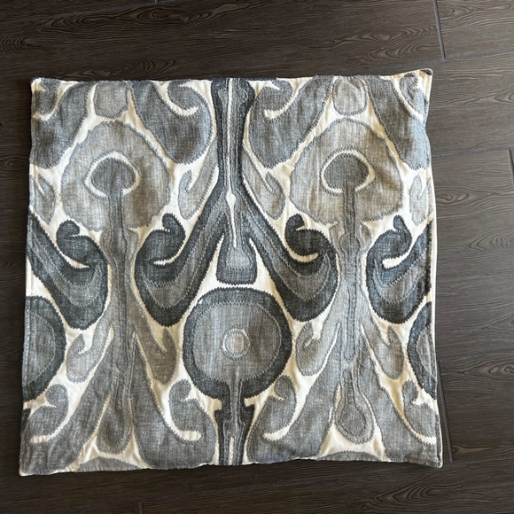 Pottery Barn Accents Pottery Barn Kenmare Ikat Embroidered Pillow